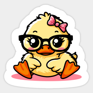 Cute Duck Sticker